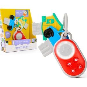 NWT FAO Schwarz Busy Keys Toy with Lights and Sounds, Ages 10m+